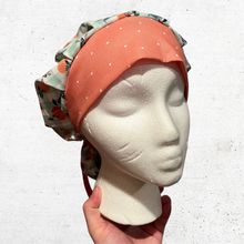 Load image into Gallery viewer, Pink Oranges Bouffant Scrub Cap