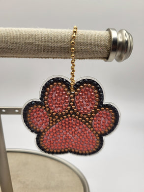 Paw Print Keychain