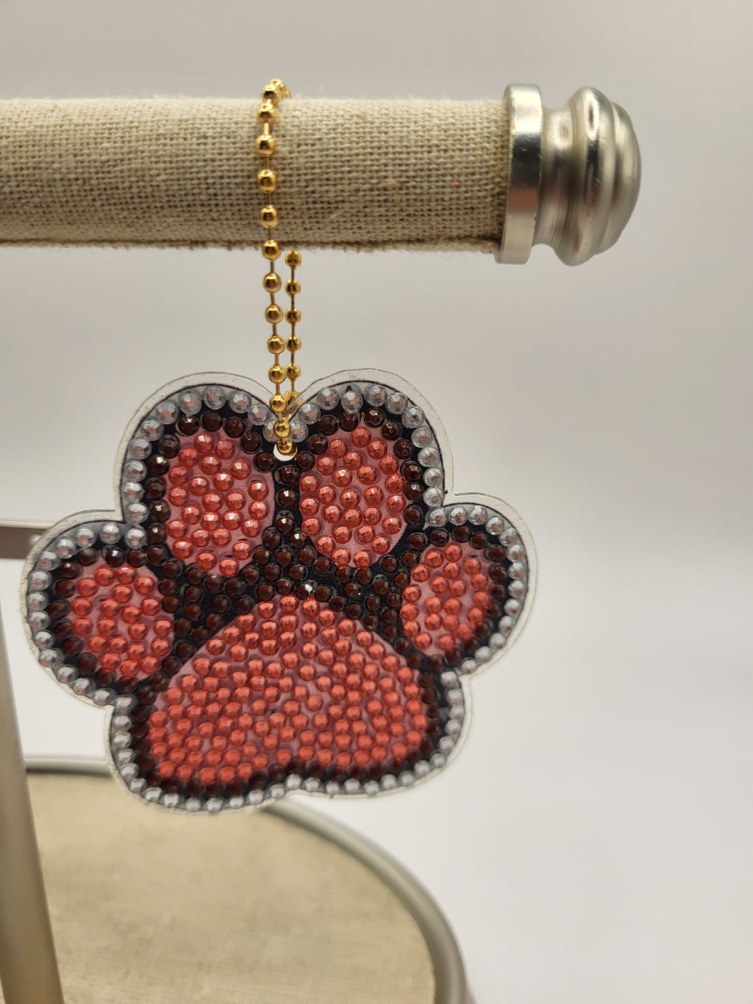 Paw Print Keychain