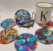Load image into Gallery viewer, Tree of Life Themed Bling Coaster Set