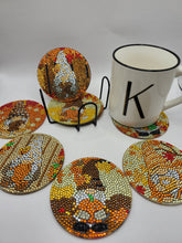 Load image into Gallery viewer, Gnome Bling Coaster Set