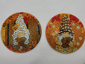 Gnome Bling Coaster Set