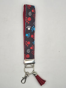 Paw Print Wristlet