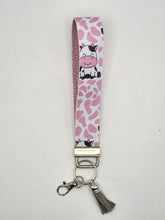 Load image into Gallery viewer, Cow Print Wristlet