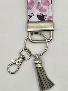 Cow Print Wristlet
