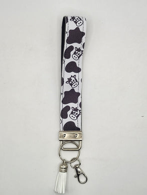 Cow Print Wristlet
