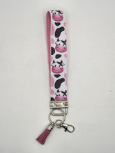Load image into Gallery viewer, Cow Print Wristlet