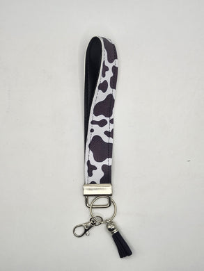 Cow Print Wristlet