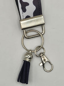 Cow Print Wristlet