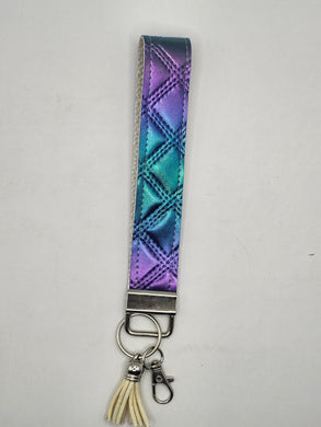 Metallic Mermaid Print Wristlet