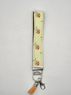 Bee Print Wristlet