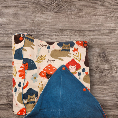 Mushroom Cat Reusable Paper Towels