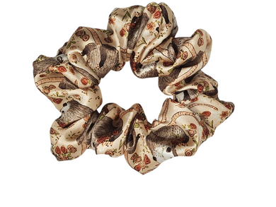Opossum Satin Scrunchie