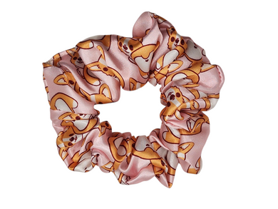 Corgi Butt Satin Scrunchie