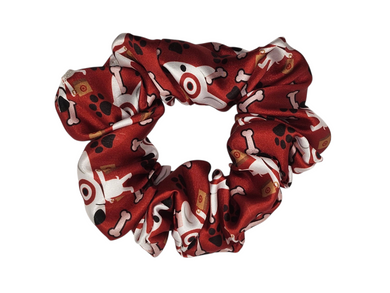 Target Dog Satin Scrunchie