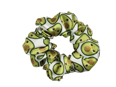 Avocados Satin Scrunchie