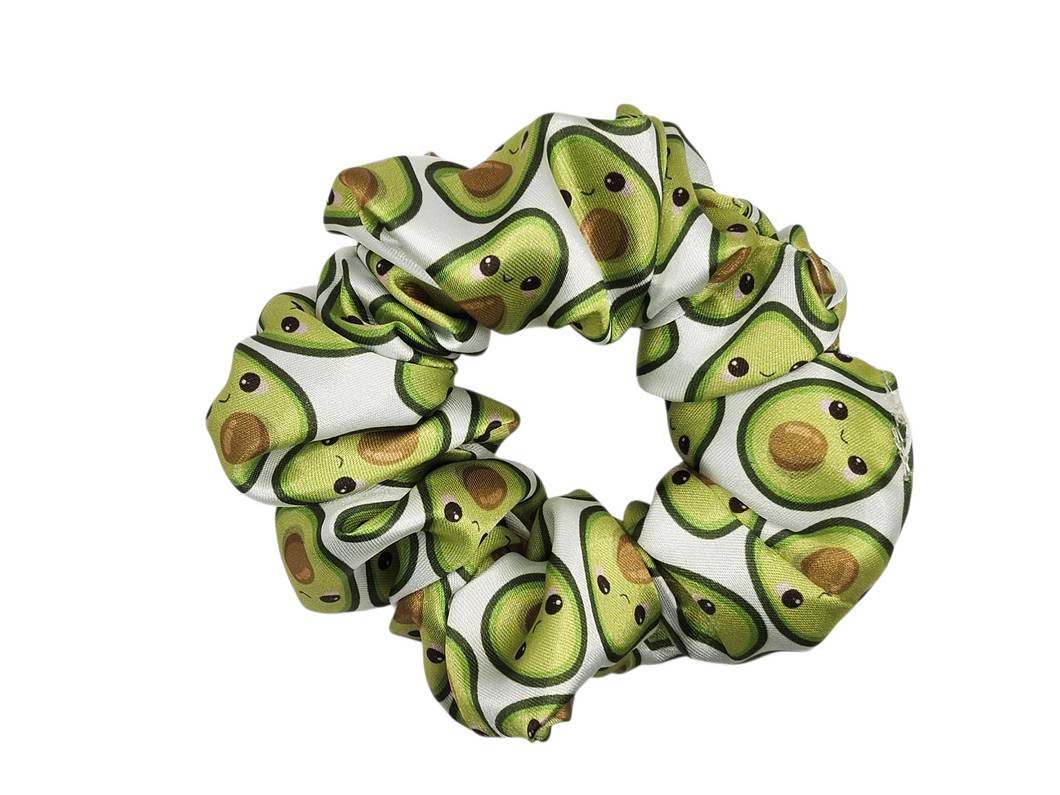 Avocados Satin Scrunchie