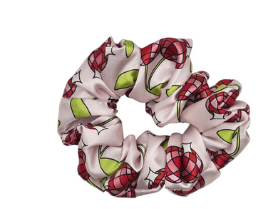 Disco Cherries Satin Scrunchie