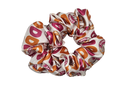 Dunkin Donuts Satin Scrunchie