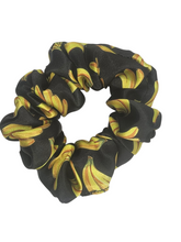 Load image into Gallery viewer, Bananas Design Satin Scrunchie