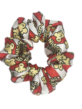 Load image into Gallery viewer, Popcorn Design Satin Scrunchie
