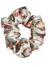 Load image into Gallery viewer, Ladybug Design Satin Scrunchie