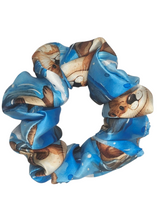 Load image into Gallery viewer, Otters Design Satin Scrunchie