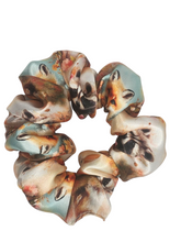 Load image into Gallery viewer, Woodland Animals Design Satin Scrunchie