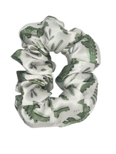 Load image into Gallery viewer, Alligators Design Satin Scrunchie