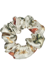 Load image into Gallery viewer, Mushroom Frogs Design Satin Scrunchie