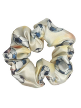 Load image into Gallery viewer, Soccer Design Satin Scrunchie