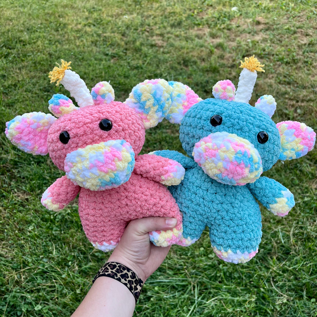 Birthday Cow Plushie