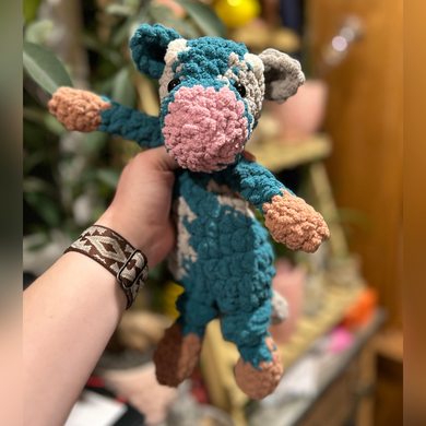 Blue Cow Snuggler