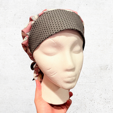 Load image into Gallery viewer, Glow In The Dark Pink Ghosts Bouffant Scrub Cap