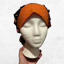 Load image into Gallery viewer, Orange Multi Pumpkins Bouffant Scrub Cap
