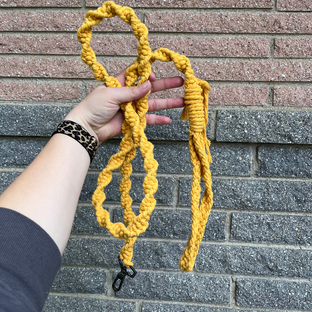 Mustard Yellow Dog Leash