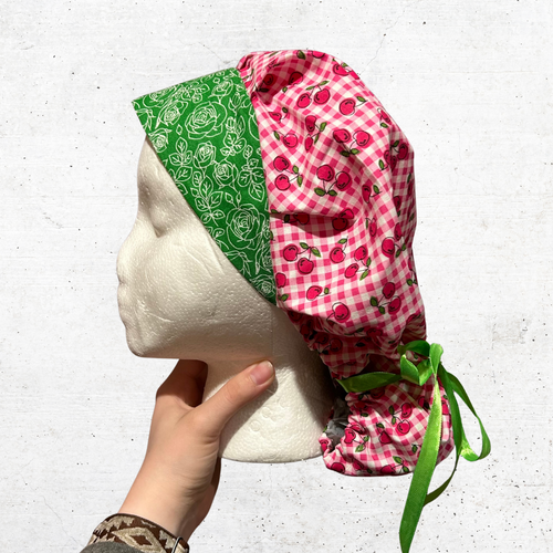 Cherries Scrub Cap