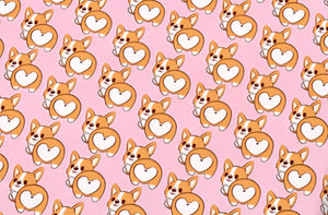 Corgi Butt Satin Scrunchie