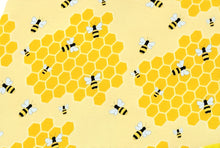 Load image into Gallery viewer, Honeycomb Bees Satin Scrunchie