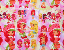 Load image into Gallery viewer, Strawberry Shortcake and Friends Satin Scrunchie