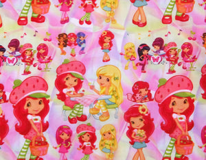 Strawberry Shortcake and Friends Satin Scrunchie