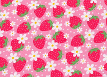 Load image into Gallery viewer, Strawberries Satin Scrunchie