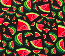 Load image into Gallery viewer, Watermelon Design Satin Scrunchie