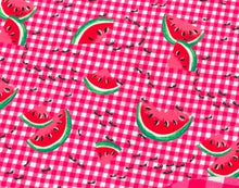 Load image into Gallery viewer, Watermelon Ants Design Satin Scrunchie