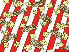 Load image into Gallery viewer, Popcorn Design Satin Scrunchie