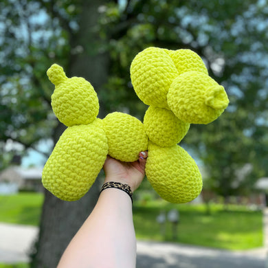 CUSTOM Large Sparkly Balloon Dog