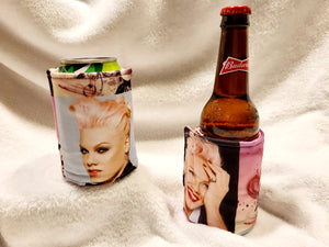 Pink Can or Bottle Koozie