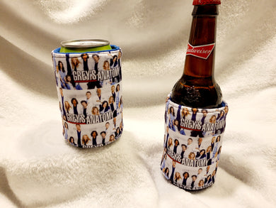 Grey's Anotomy Can or Bottle Koozie