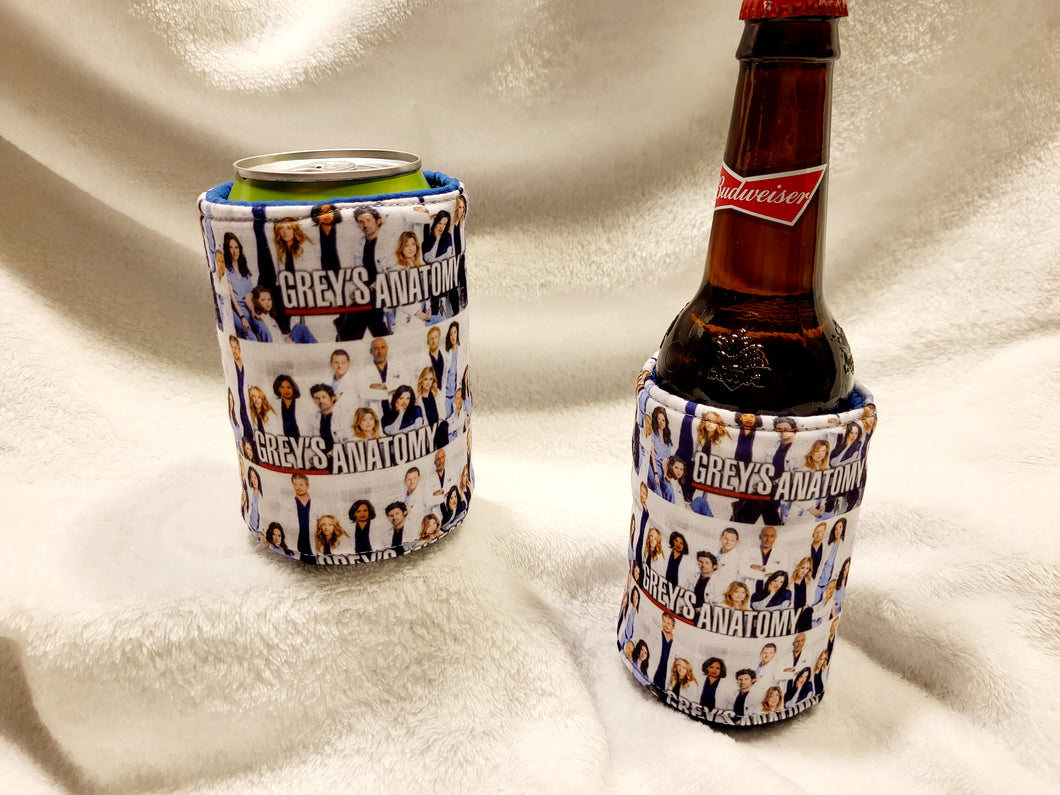 Grey's Anotomy Can or Bottle Koozie