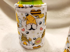 Gnome Bees Can or Bottle Koozie